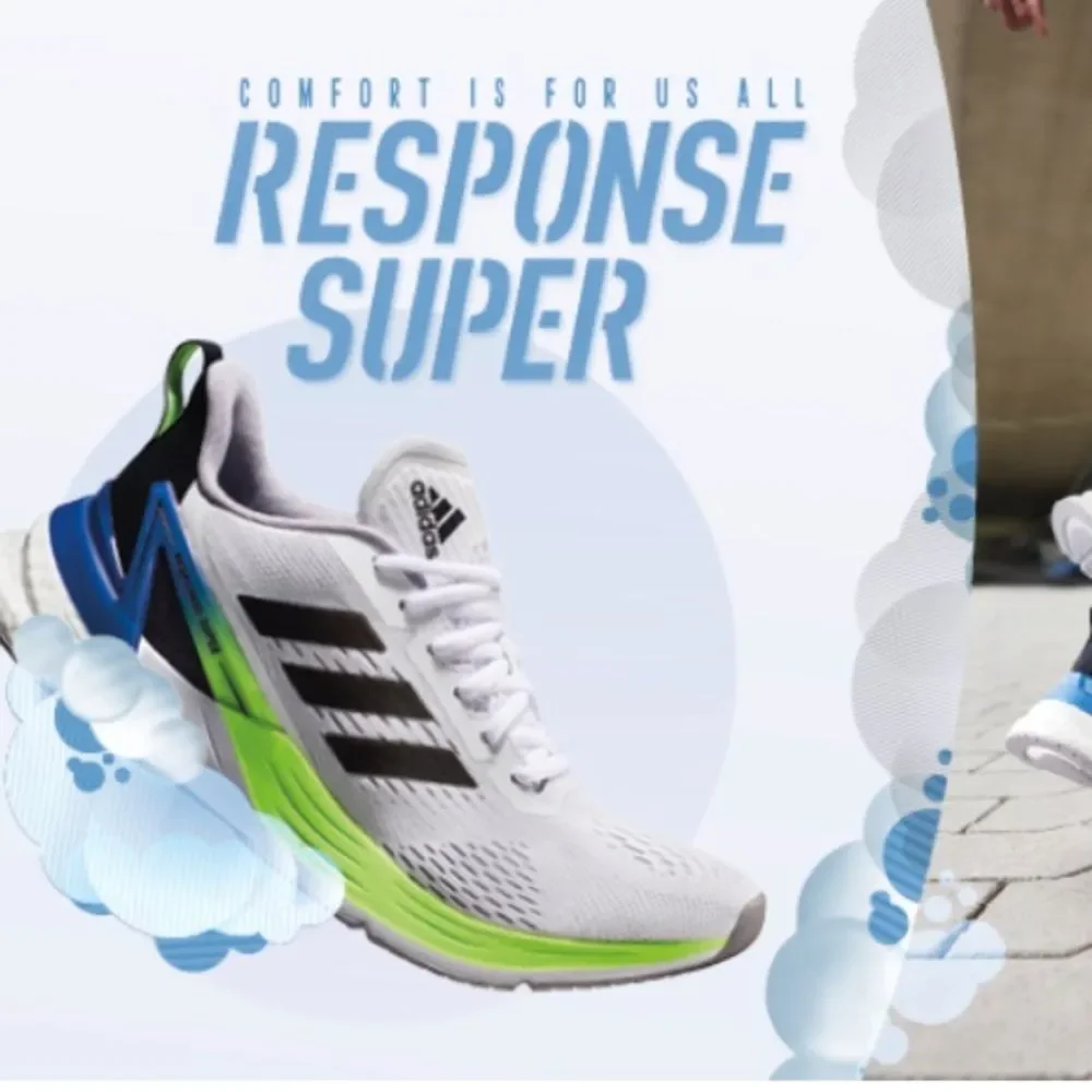 Adidas Response Super Running Sneakers Size 7.5 QR Code for Discount - Picture 13 of 15